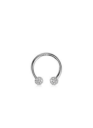 Piercing ornament oxid de zirconiu argintiu TATA GISELE femeie
