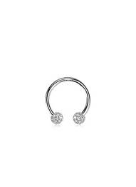 Piercing ornament oxid de zirconiu argintiu TATA GISELE femeie