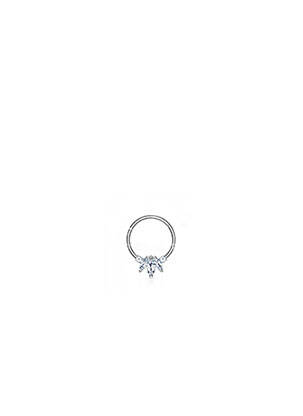 Piercing ornament oxid de zirconiu argintiu TATA GISELE femeie