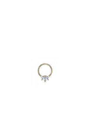 Piercing ornament oxid de zirconiu auriu TATA GISELE femeie