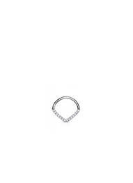 Piercing închidere cu închizătoare tip clips argintiu TATA GISELE femeie