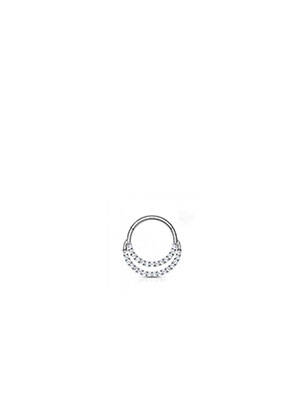 Piercing ornament oxid de zirconiu argintiu TATA GISELE femeie