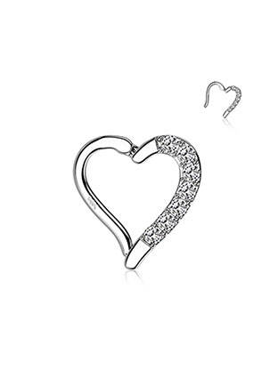 Piercing ornament oxid de zirconiu argintiu TATA GISELE femeie