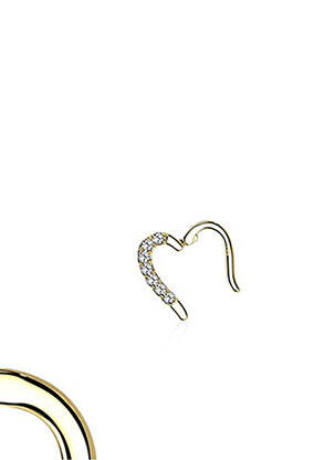 Piercing ornament oxid de zirconiu auriu TATA GISELE femeie