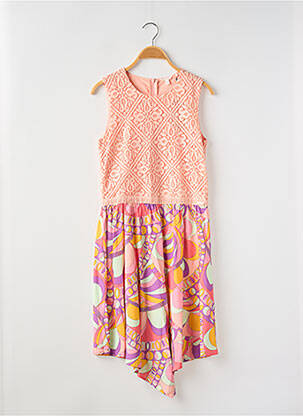 Rochie midi roz GUESS fată