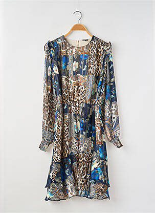 Rochie midi albastru GUESS fată