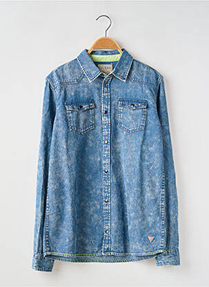 Cămașă cu mâneci lungi albastru GUESS băiat