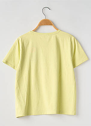 Tricou croială cambrată mâneci scurte verde GUESS fată