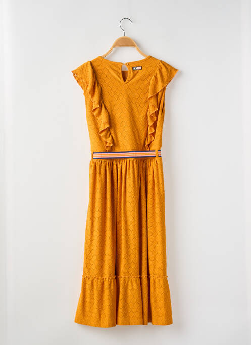 Rochie lungă portocaliu B-NOSY fată