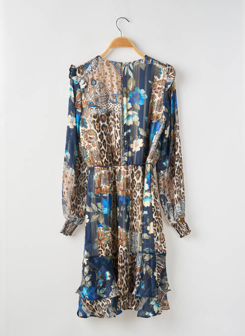 Rochie midi albastru GUESS fată