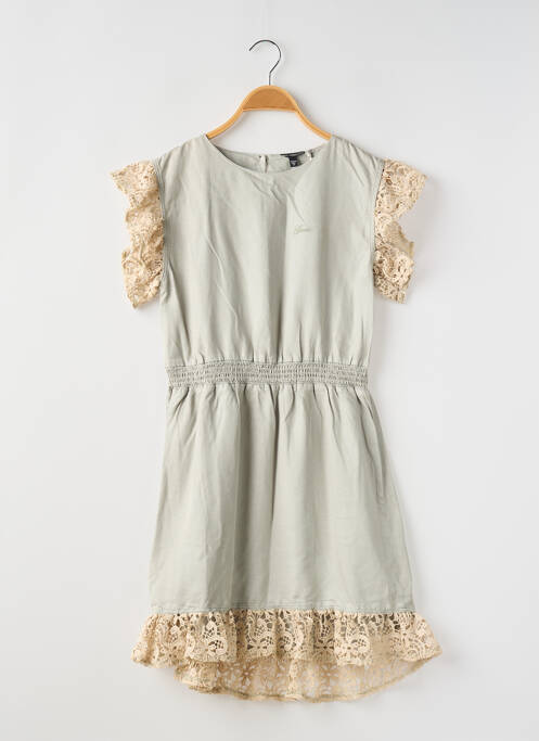 Rochie midi verde GUESS fată