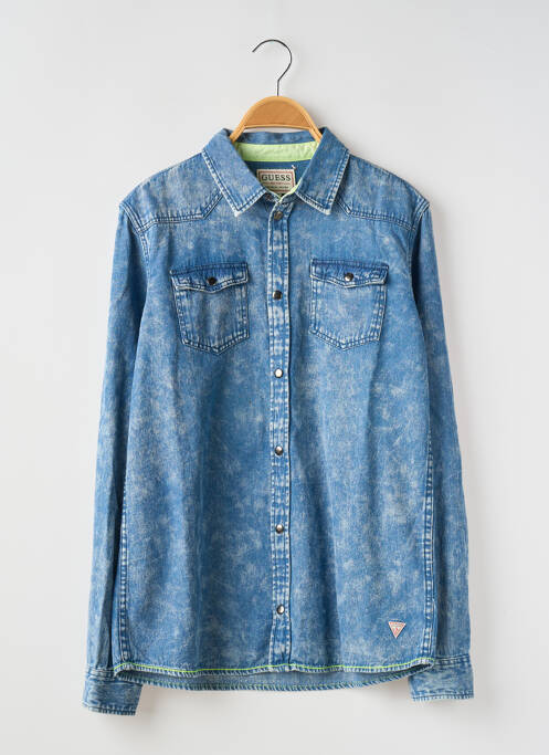 Cămașă cu mâneci lungi albastru GUESS băiat