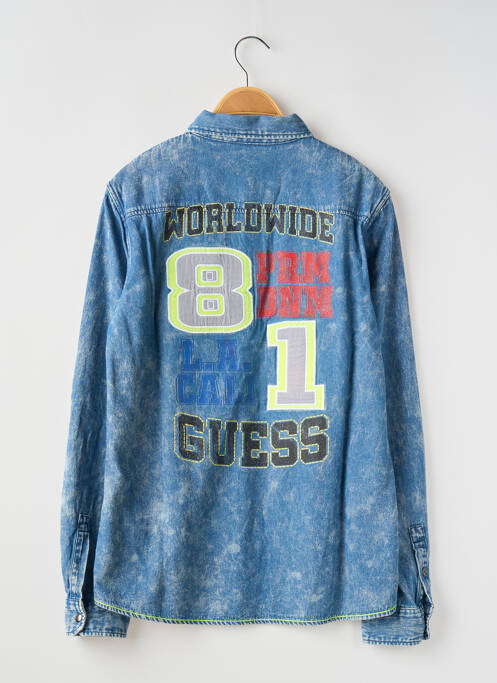 Cămașă cu mâneci lungi albastru GUESS băiat