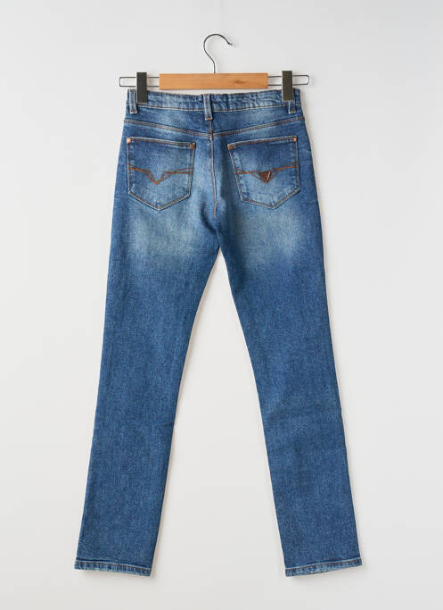 Blugi cu croială slim albastru GUESS fată