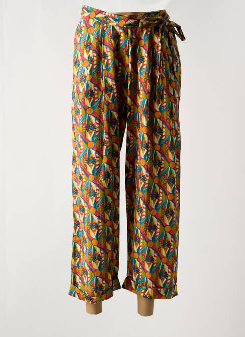 Pantalon 7/8 portocaliu KALI YOG femeie