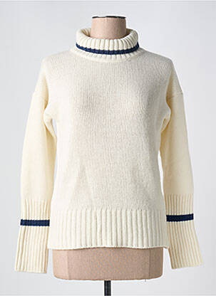 Pulover cu guler înalt bej LE BOUDOIR D'EDOUARD femeie