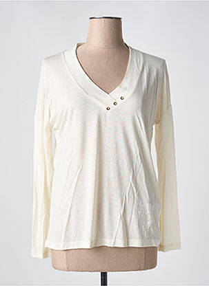 Tricou bej LE BOUDOIR D'EDOUARD femeie