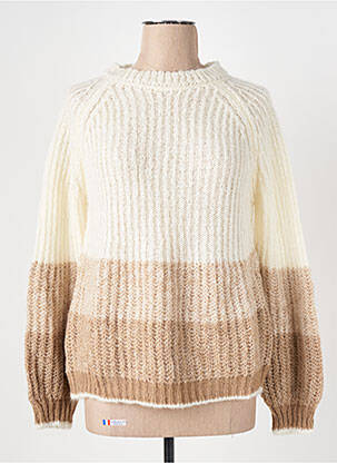 Pulover bej LE BOUDOIR D'EDOUARD femeie