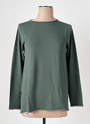 Pulover guler rotund mâneci lungi verde LE BOUDOIR D'EDOUARD femeie