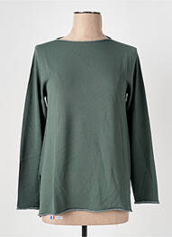 Pulover guler rotund mâneci lungi verde LE BOUDOIR D'EDOUARD femeie