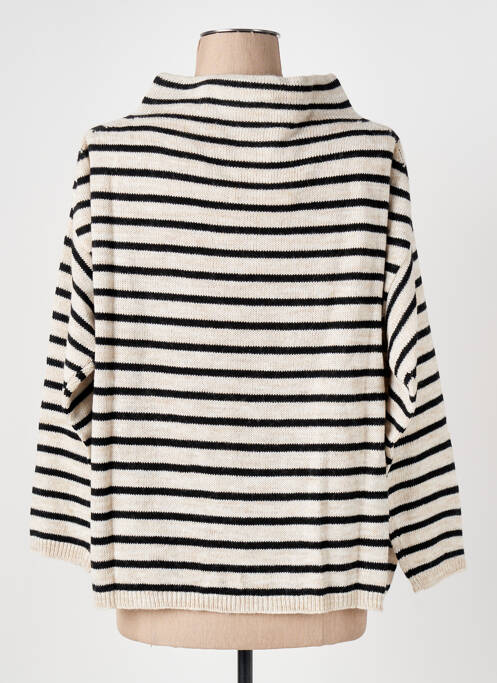 Pulover bej LE BOUDOIR D'EDOUARD femeie