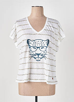 Tricou bej LE BOUDOIR D'EDOUARD femeie