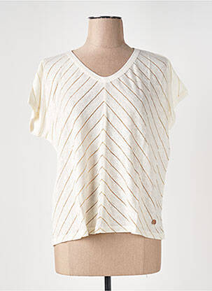 Tricou bej LE BOUDOIR D'EDOUARD femeie