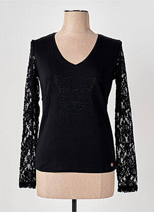 Tricou negru LE BOUDOIR D'EDOUARD femeie