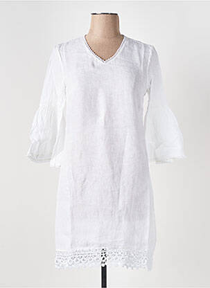 Rochie midi alb LE BOUDOIR D'EDOUARD femeie