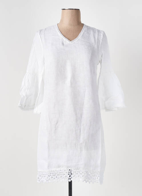 Rochie midi alb LE BOUDOIR D'EDOUARD femeie