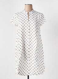 Rochie midi mâneci scurte mâneci scurte alb LE BOUDOIR D'EDOUARD femeie