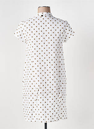 Rochie midi mâneci scurte mâneci scurte alb LE BOUDOIR D'EDOUARD femeie
