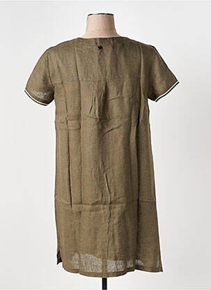 Rochie midi mâneci scurte mâneci scurte verde LE BOUDOIR D'EDOUARD femeie