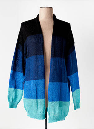 Vestă cu mâneci lungi albastru LE BOUDOIR D'EDOUARD femeie