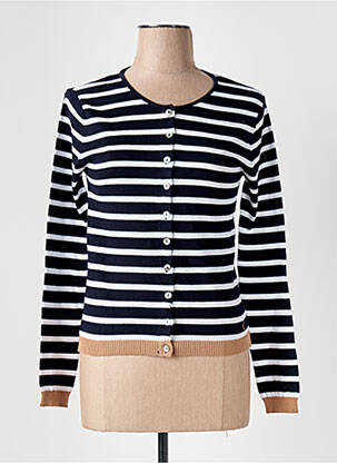 Vestă cu mâneci lungi albastru LE BOUDOIR D'EDOUARD femeie