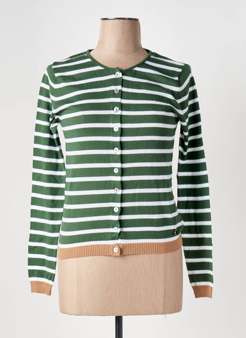 Vestă cu mâneci lungi verde LE BOUDOIR D'EDOUARD femeie