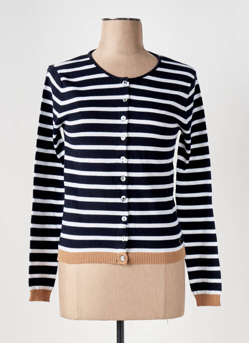 Vestă cu mâneci lungi albastru LE BOUDOIR D'EDOUARD femeie