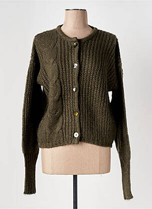 Vestă cu mâneci lungi verde LE BOUDOIR D'EDOUARD femeie