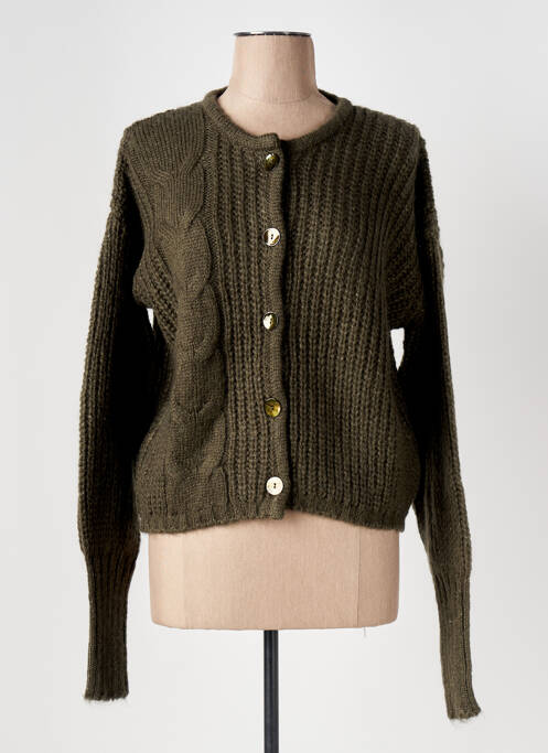 Vestă cu mâneci lungi verde LE BOUDOIR D'EDOUARD femeie