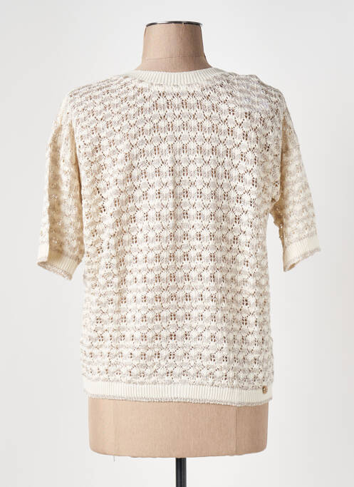 Vestă cu mâneci scurte bej LE BOUDOIR D'EDOUARD femeie