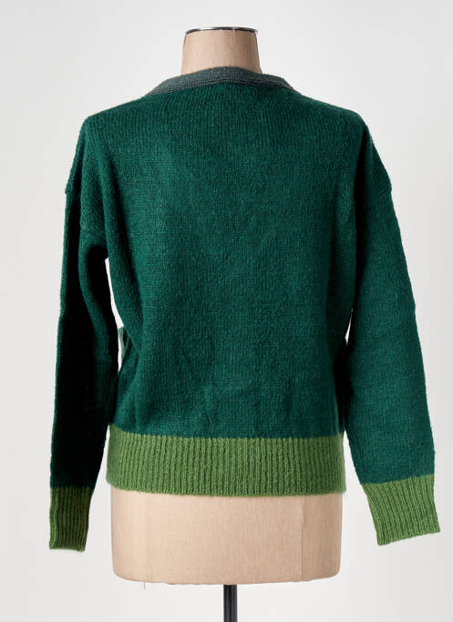 Vestă cu mâneci lungi verde LE BOUDOIR D'EDOUARD femeie