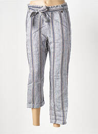 Pantalon 7/8 talie elastică mărime normală albastru LE BOUDOIR D'EDOUARD femme