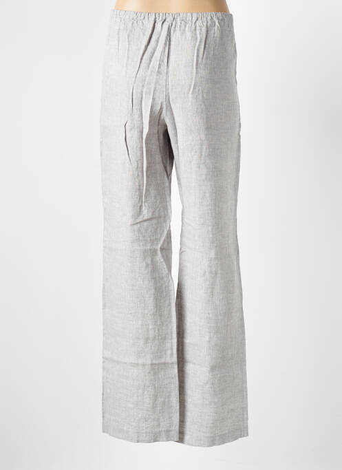 Pantalon drept gri LE BOUDOIR D'EDOUARD femeie