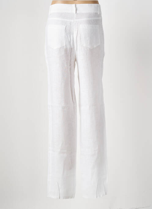 Pantalon drept alb LE BOUDOIR D'EDOUARD femeie