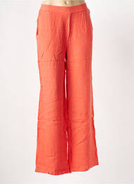 Pantalon drept talie elastică mărime normală portocaliu LE BOUDOIR D'EDOUARD femme