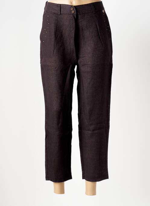 Pantalon 7/8 maro LE BOUDOIR D'EDOUARD femeie