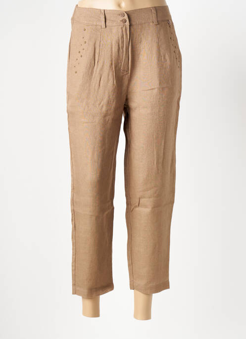 Pantalon 7/8 bej LE BOUDOIR D'EDOUARD femeie