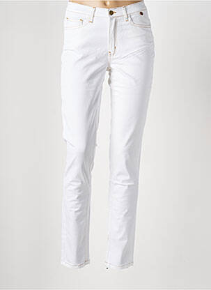 Blugi cu croială slim alb LE BOUDOIR D'EDOUARD femeie