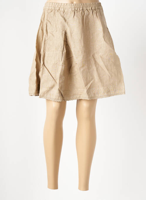 Fustă scurtă bej LE BOUDOIR D'EDOUARD femeie