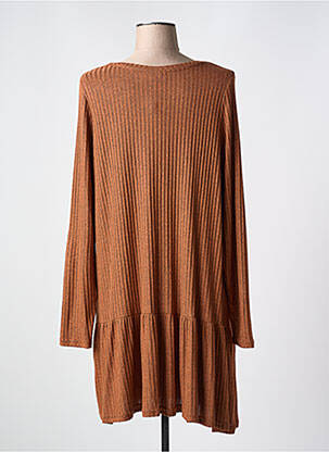 Rochie midi mâneci lungi mâneci lungi portocalie ZHENZI femeie